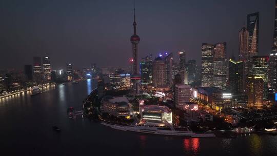 上海城市航拍视频素材模板下载