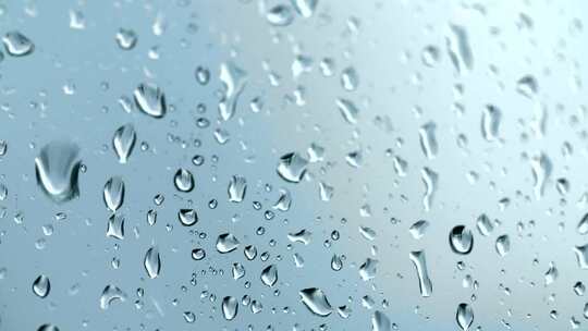 雨水 水滴 玻璃 窗户