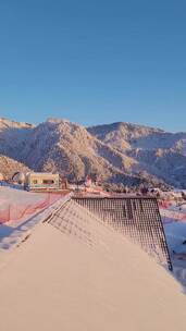 雪山雪景