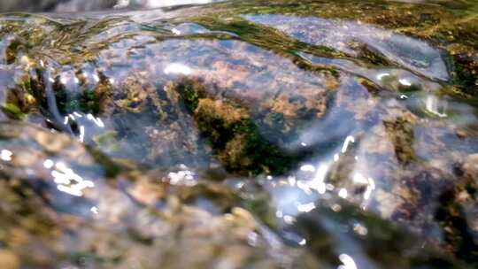 河边流水河流河水小溪山泉泉水水流升格大自