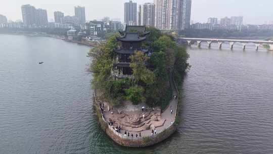 衡阳石鼓书院航拍