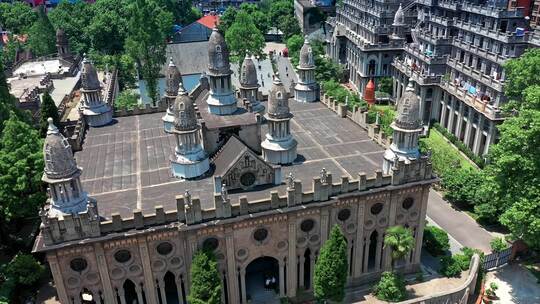 欧式哥特风格佛教寺院武汉古德寺