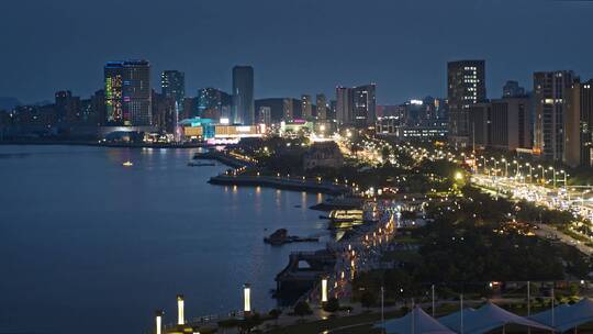 青岛西海岸新区夜景