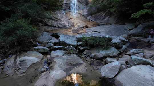 山水河流小溪水湖泊峡谷自然风光