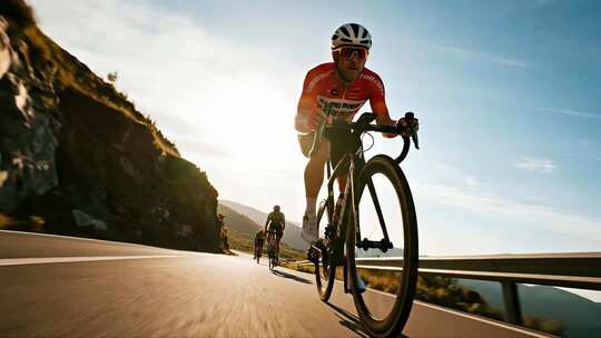 骑行运动健康生活方式视频