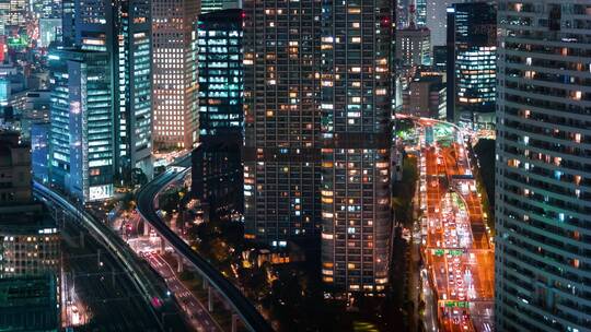 东京城市延时摄影视频素材模板下载