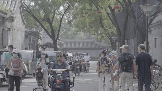 老北京文化 胡同生活视频素材模板下载
