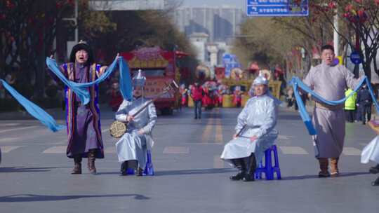 陕北秧歌  榆林  陕西  秧歌  佳县  大秧歌