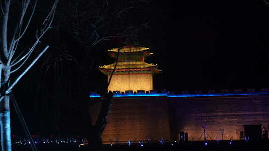 古城 广府 广府古城 夜景 建筑 古建筑 景区