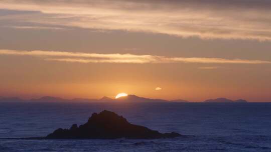 日出 海面 太阳升起