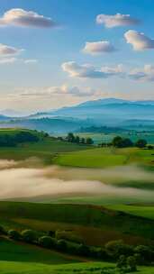 竖屏 山川田野草原风光美景