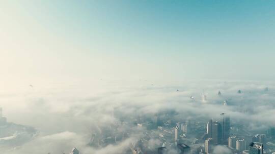 上海浦西大雾天