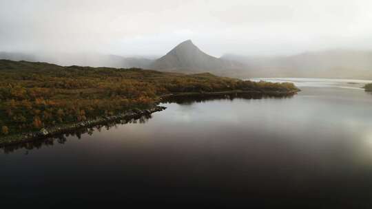 Ocean， Drone，Lofoten