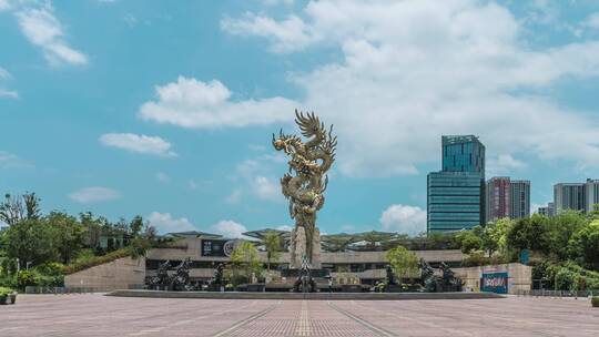 深圳龙岗龙城广场延时