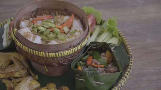 印度尼西亚美食Nasi Liui