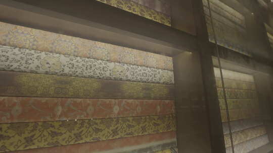 丝绸博物馆 江南丝绸视频素材模板下载