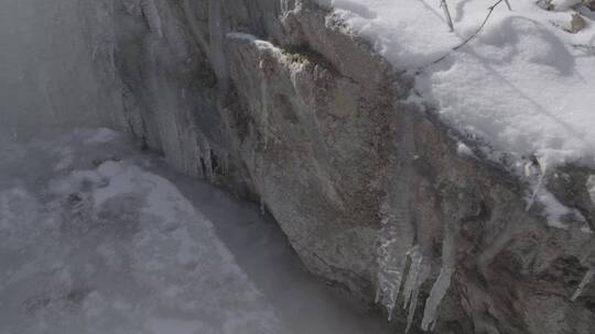 冬季北方冰雪光阴变化LOG视频素材