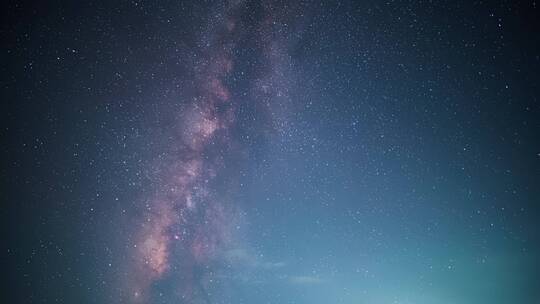 夏季银河星空延时素材