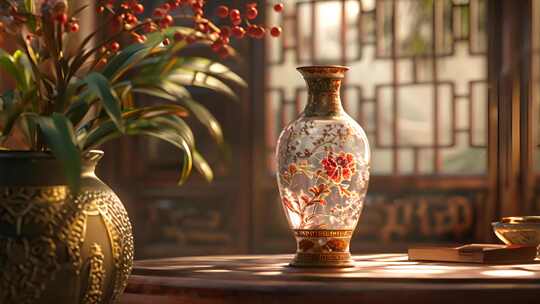 玻璃工艺品古色古香