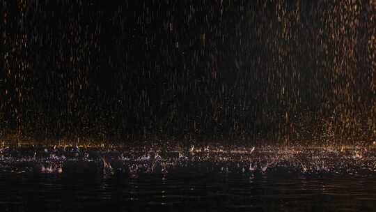 雨夜 下雨 雨滴