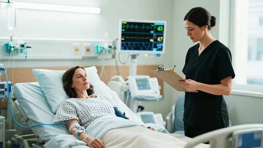 医疗设备演示与诊断场景