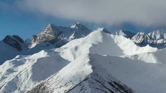 雪山航拍素材