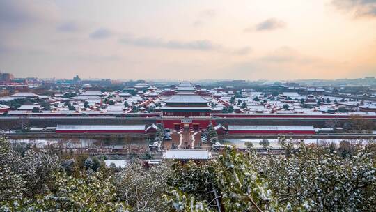 北京故宫大景日景延时