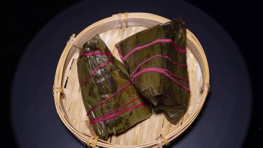黄米粽子端午豆沙粽子传统节日美食
