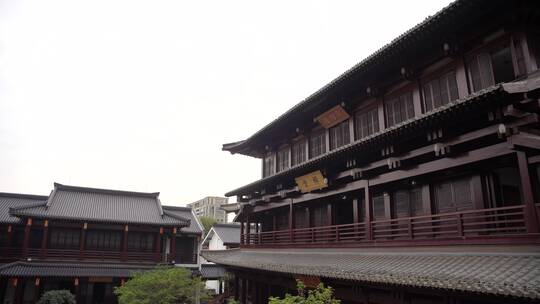 杭州拱墅区香积寺建筑视频