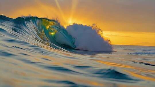 大海浪花海浪升格滔天巨浪大海海浪浪花合集