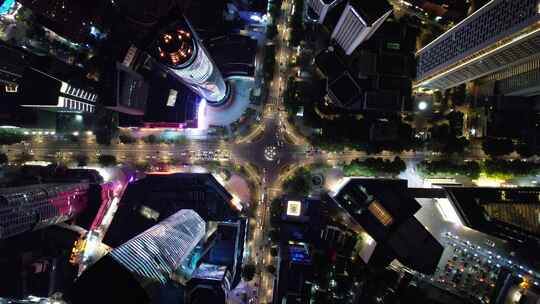 江苏 南京 城市宣传  夜景 灯光 大景 航拍