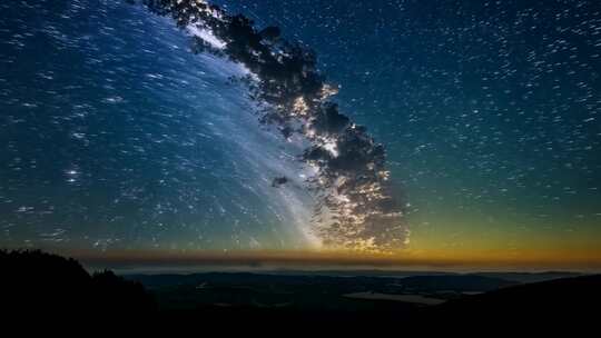 4k星空银河夜空繁星宇宙