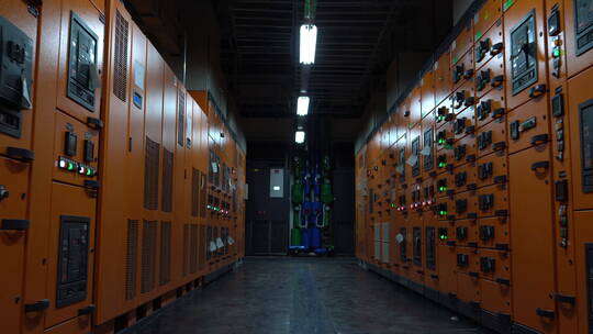 工厂电压室视频素材模板下载