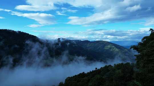 自然风景 边境风景  云雾 山川 边境风景