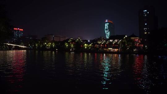 杭州桥西历史文化街区夜景