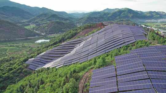 山顶太阳能 光伏基地