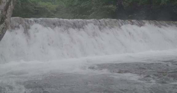 浙江温州泰顺县乌岩岭白天山涧流水