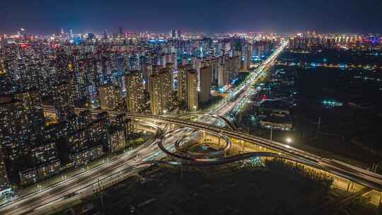 沈阳浑南区夜景金廊