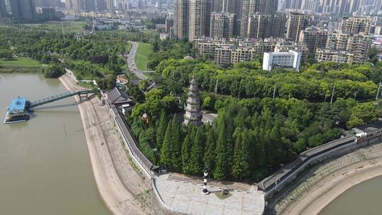 湖北荆州城市宣传片地标建筑航拍