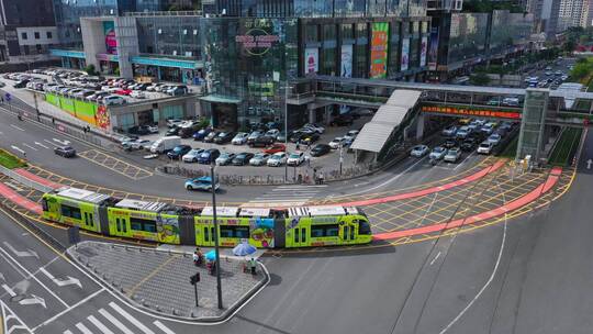 深圳龙华城市地标航拍视频