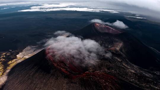 俄罗斯托尔巴赫的火山