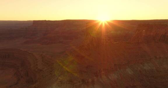 犹他州众神之谷日落景观