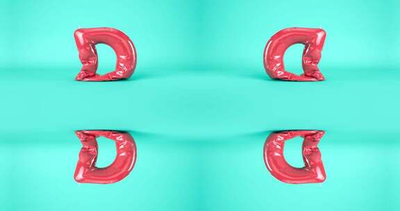 371 4K时尚酷炫立体抽象几何图形秀场背景