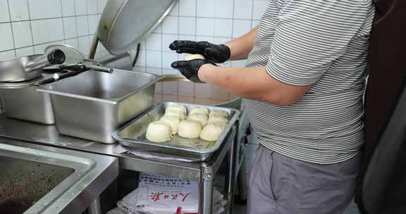 用镜头记录街边美食 早餐