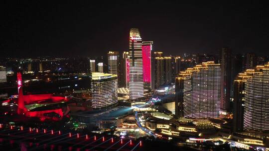 北辰三角洲夜景视频素材模板下载