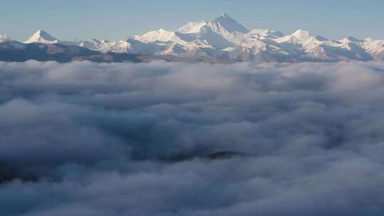 雪山云海延时摄影合集