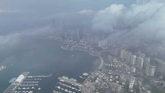 青岛地标浮山湾五四广场奥帆中心