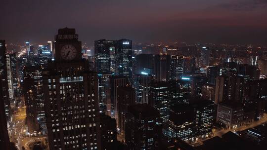 【4k】成都高新区白天夜景航拍合集