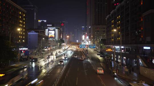 重庆红锦大道夜景