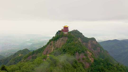 南五台山 钟南山 秦岭 云海 蓝天白云 穿云